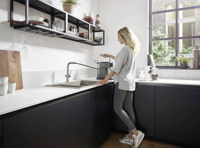 Смеситель для кухни Hansgrohe Talis M54 72808 с вытяжным душем