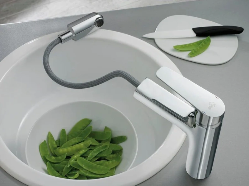 Смеситель для кухни Ideal Standard Ceraplan III с выдвижным изливом B0956AA