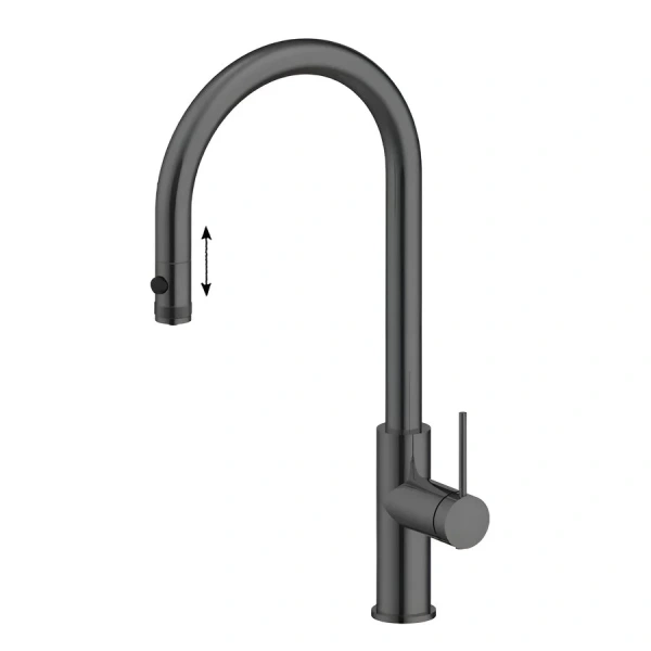 Смеситель для питьевой воды Paulmark Galant вороненая сталь Ga213077-GM