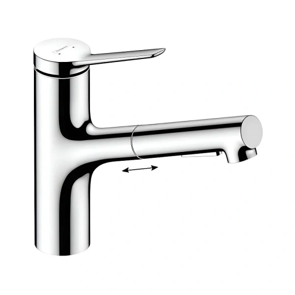 Смеситель для кухни Hansgrohe Zesis M33 74800 с выдвижным изливом