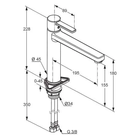 Смеситель для кухни Kludi Zenta 38973 латунь