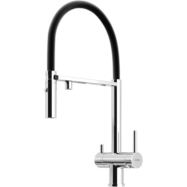 Смеситель для питьевой воды Sancos Imola хром/черный SC4010CH