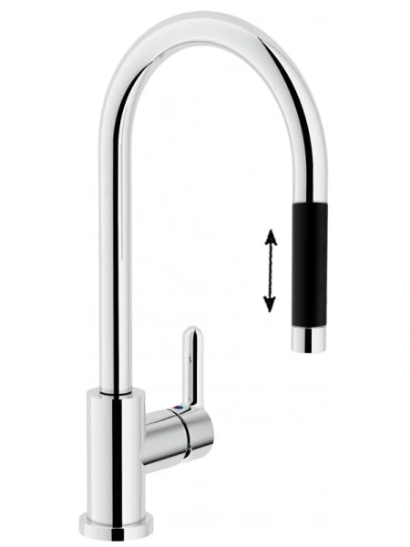 Смеситель для кухни Nobili ABC хром AB87137/1CR