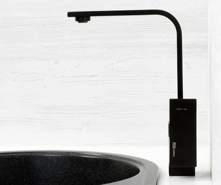 Смеситель для кухни WasserKRAFT Abens черный матовый 2007