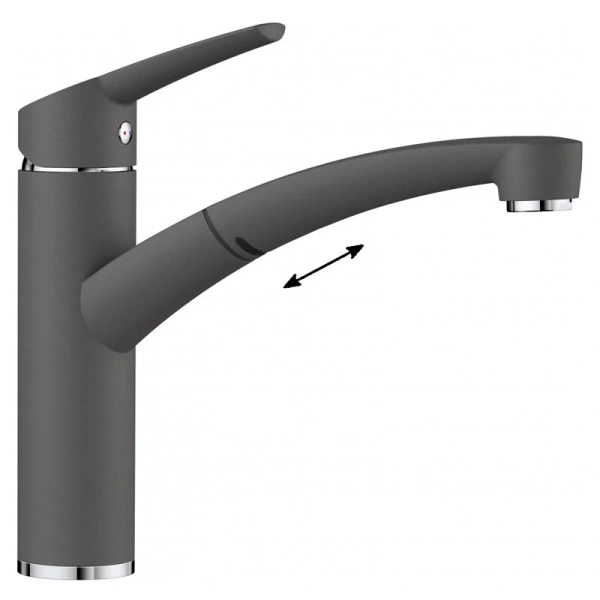 Смеситель для кухни темная скала Blanco Nea-S 520306