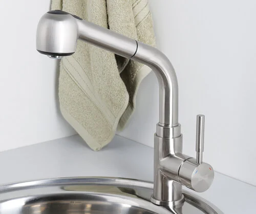 Смеситель для кухни WasserKRAFT Wern матовый хром 4266