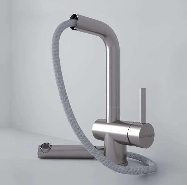 Смеситель для кухни Paulmark Dosse Do214418 с выдвижным шлангом