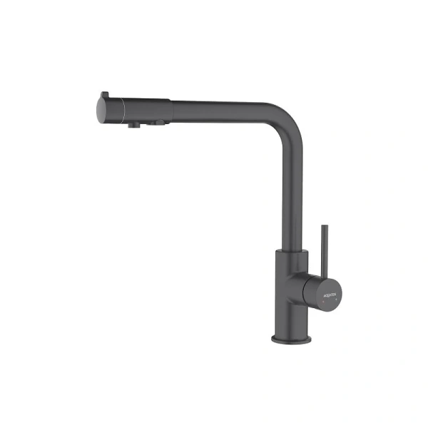 Смеситель для кухни Акватек Европа черный AQ1386MB