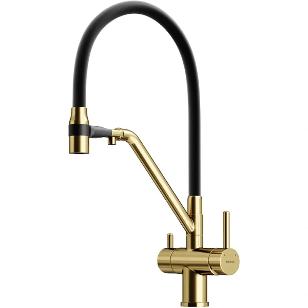 Смеситель для кухни Sancos Dora золото SC4003BG