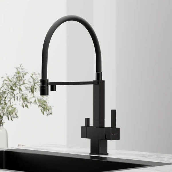 Смеситель для кухни Sancos Moro черный SC4006MB