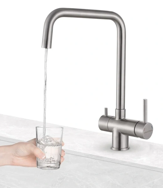 Смеситель для кухни Paulmark Wetter We213030 с поворотным изливом