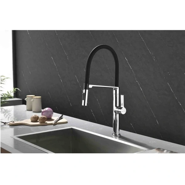 Смеситель для кухни Paulmark Barrel хром Ba214029-CR