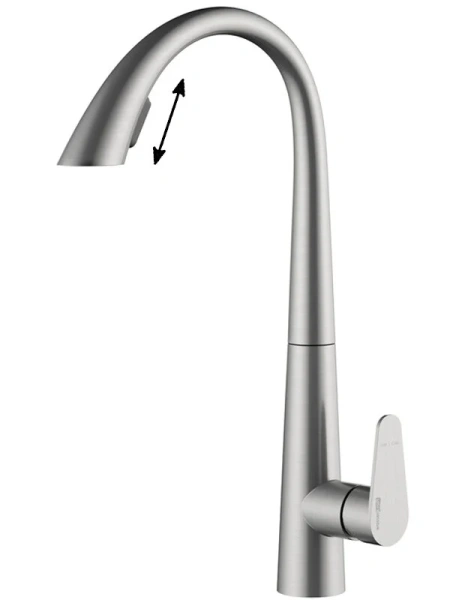 Смеситель для кухни WasserKRAFT A86 с выдвижной лейкой