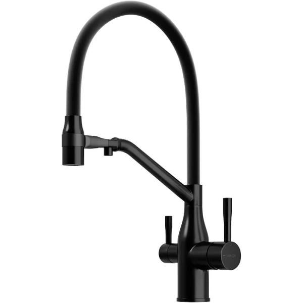 Смеситель для кухни Sancos Orta черный матовый SC4008MB