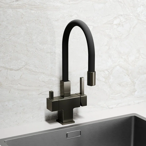 Смеситель для кухни Sancos Arno вороненая сталь SC4005GG