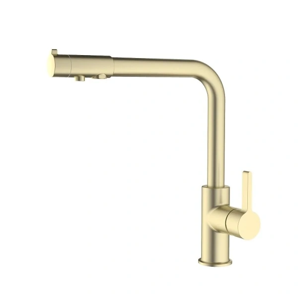 Смеситель для питьевой воды Timo Hette золото матовое 1026/17F