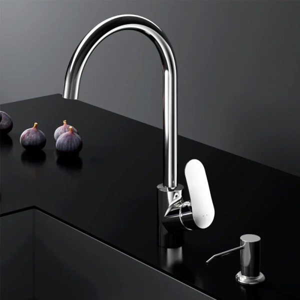 Смеситель для кухни AM.PM Like F8007D с универсальным диспенсером Staron