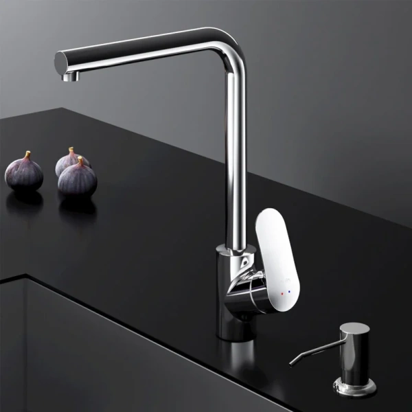 Смеситель для кухни Am.Pm Like F8005D L-образный излив Staron