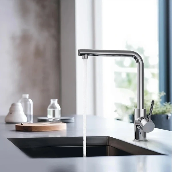 Смеситель для кухни Акватек Европа хром AQ1380CR