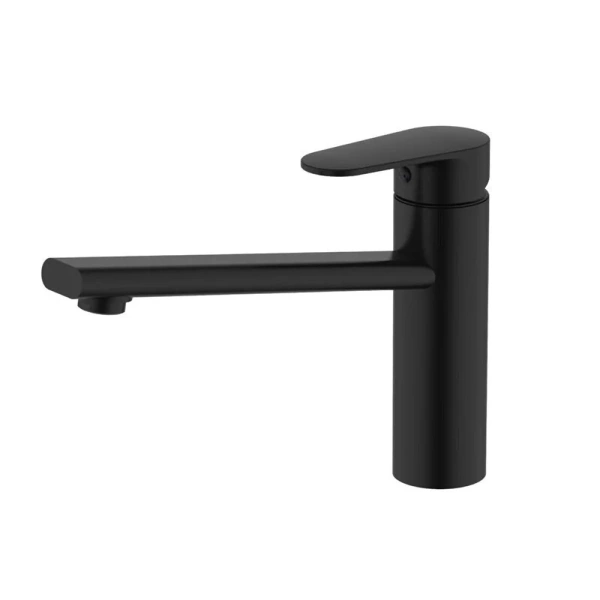 Смеситель для кухни Акватек Ника черный матовый AQ1880MB