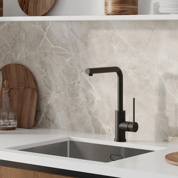 Смеситель для кухни IDDIS Rule черный RULBLL0i05