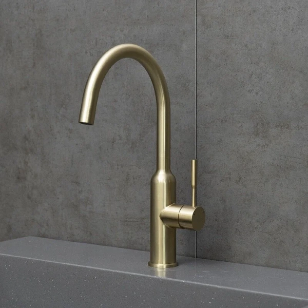 Смеситель для кухни Lemark Expert золото LM5079LGN