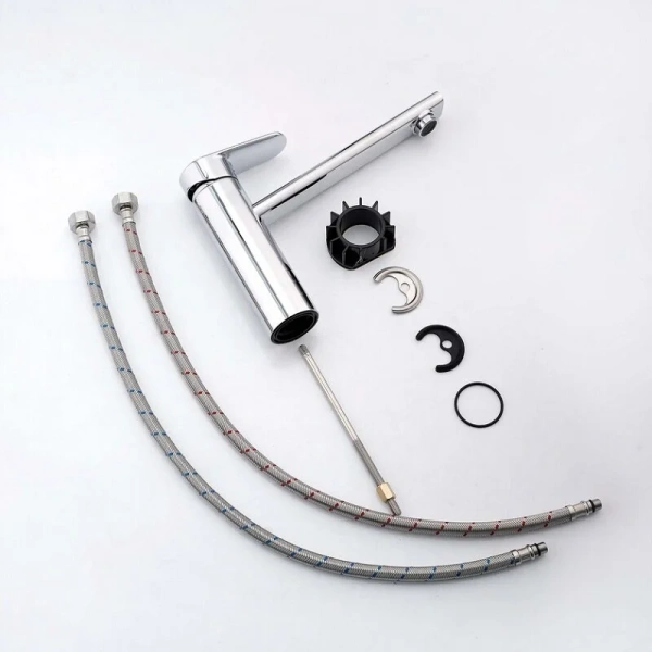 Смеситель для кухни Акватек Ника хром AQ1880CR