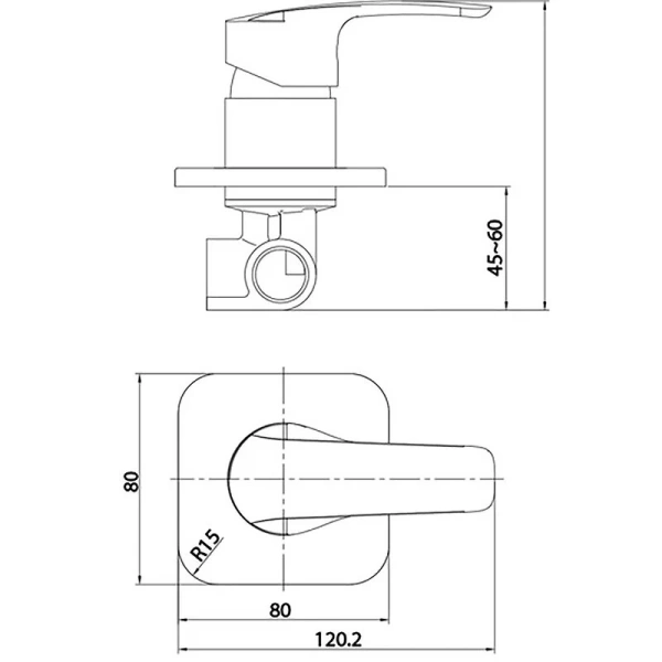 Смеситель для душа IDDIS Ray черный матовый RAYBL00i66