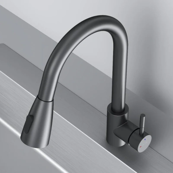 Смеситель для кухни Am.Pm X-Joy S черный матовый F85B07522 Staron