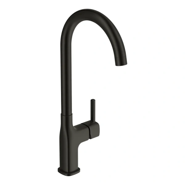 Смеситель для кухни Cersanit Elio черный матовый 68261