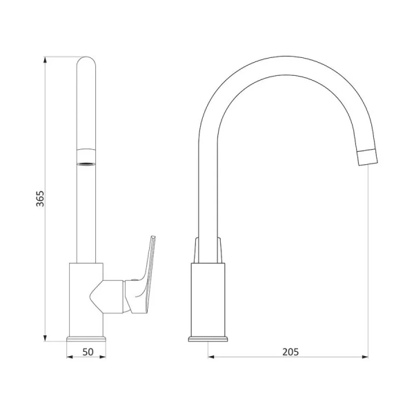 Смеситель для кухни RedBlu by Damixa Origin Balance 790730000