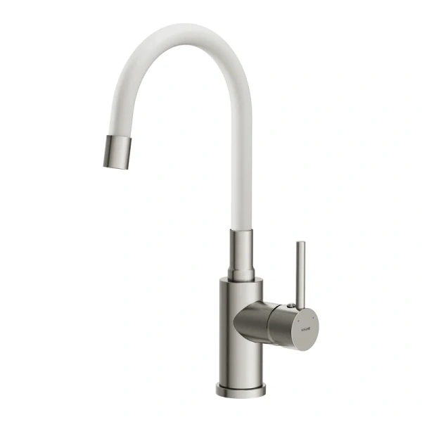 Смеситель для кухни Cersanit Melar сатин/белый 68236