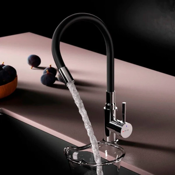 Смеситель для кухни Am.Pm X-Joy S хром/черный F85B07602 Staron