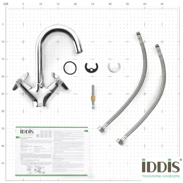 Смеситель для кухни IDDIS Bounce высокий излив BOUSBJ0i05