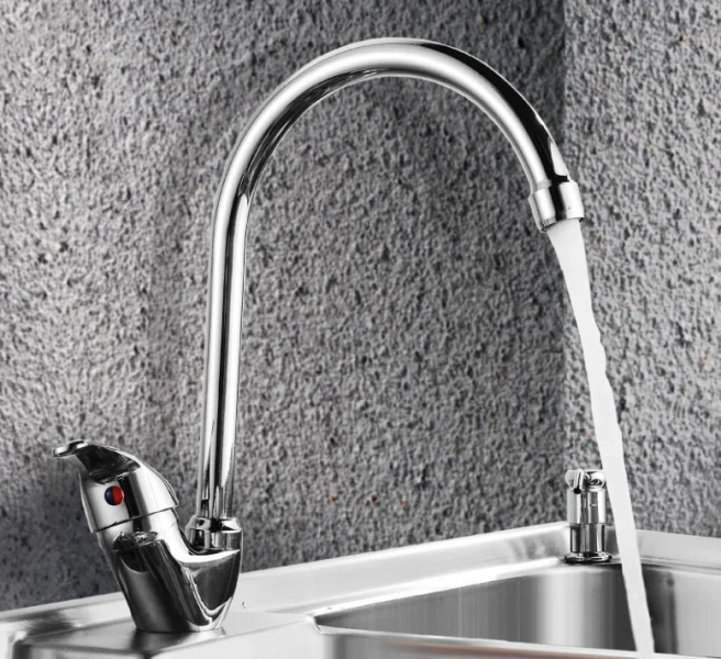 Смеситель для кухни Rossinka A с поворотным изливом A35-23