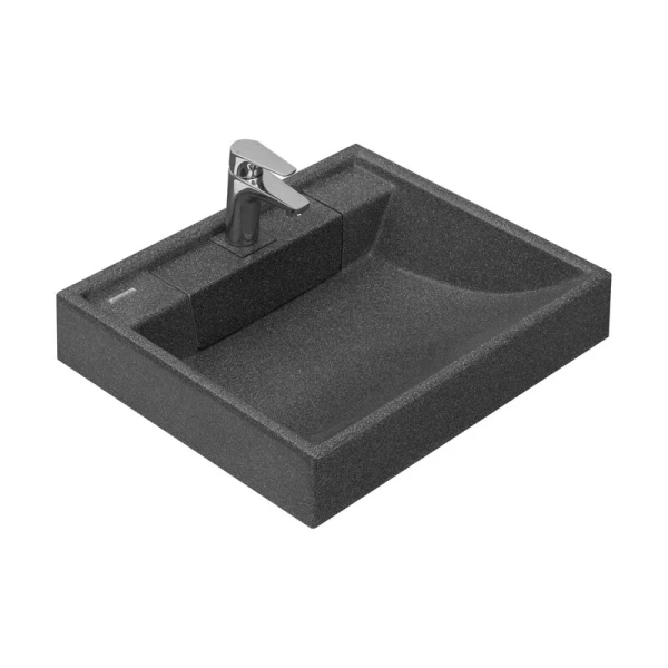 Раковина над стиральной машиной Акватон Рейн 60 см графит 1A72103KRW210