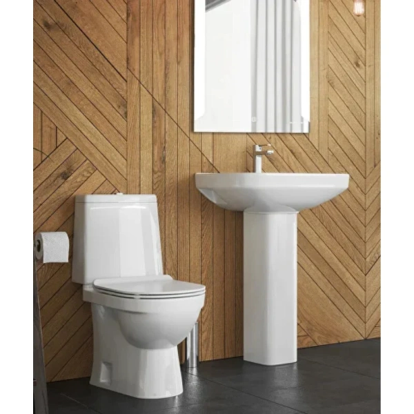 Раковина Sanita Luxe Next 60 см белая WB.PD/Next/60-C/WHT.G/S1 Staron