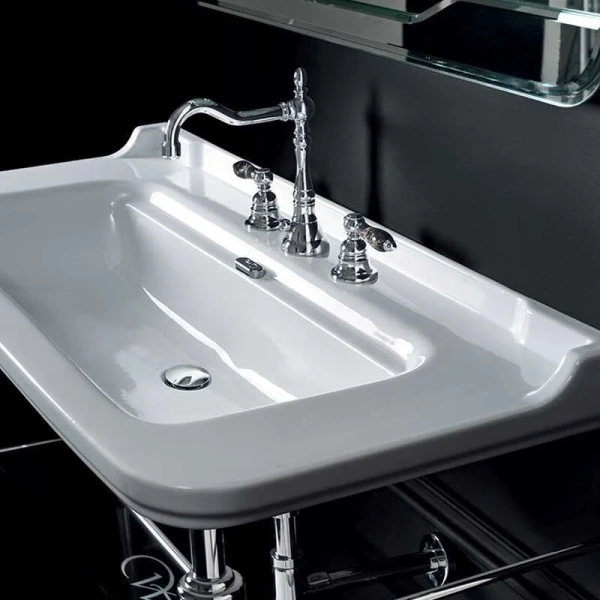 Раковина Kerasan Waldorf 120 см c 1 отверстием под смеситель 4144K1bi/cr*1 Staron