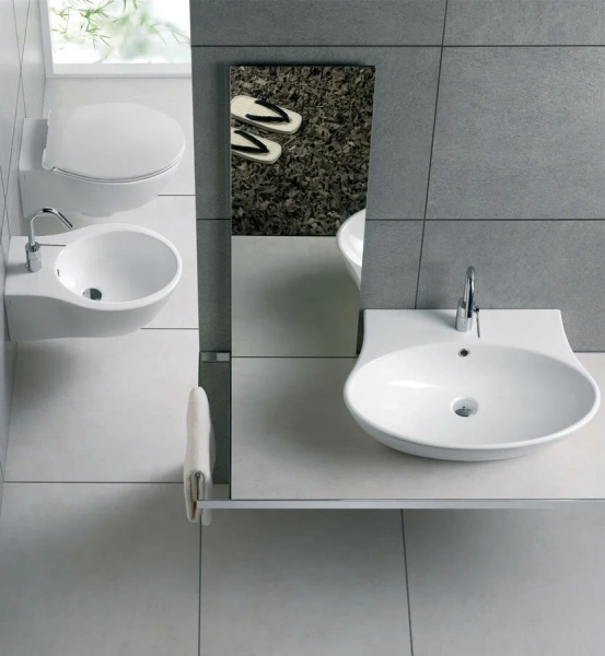 Раковина подвесная Hatria Nido Y0TT01 55х45 см