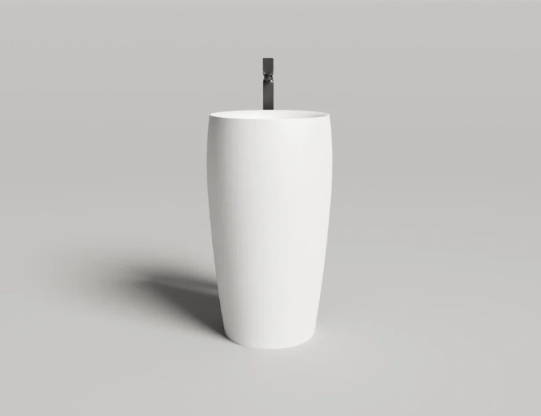 Раковина напольная Salini Alda 03 белый матовый 130321M