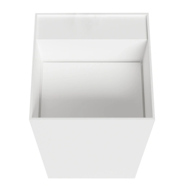 Раковина напольная Salini Armonia Square Top 01 с полочкой 130521TM