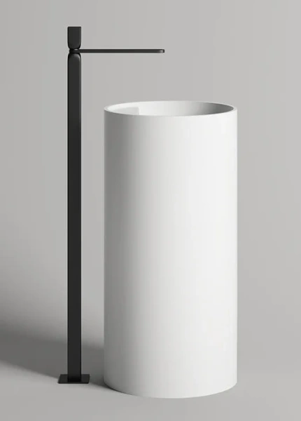 Раковина напольная Salini Armonia Top 01 45 см белая матовая 130124M