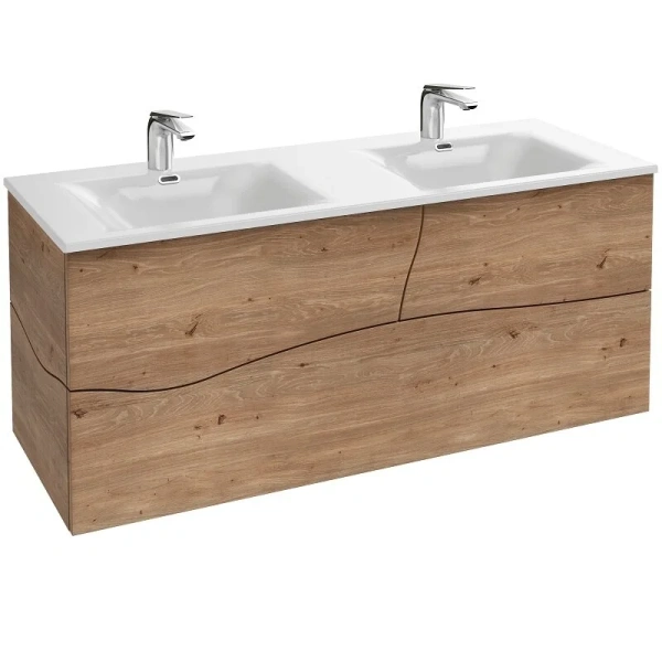 Раковина мебельная Jacob Delafon Sherwood EB1831 120 см стеклянная Staron