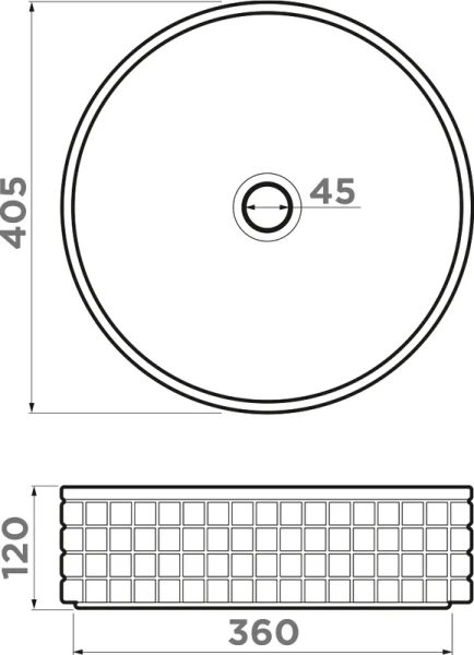 Раковина Omoikiri Akira bl 40 см черная 4972073 Staron