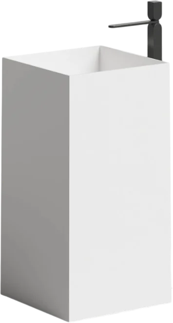 Раковина напольная Salini Armonia Square 01 белая глянцевая 130511G