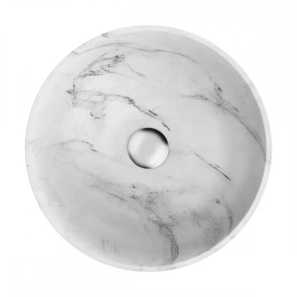 Раковина Omoikiri Hitomi Wh-Marble 41 см белая 4972078