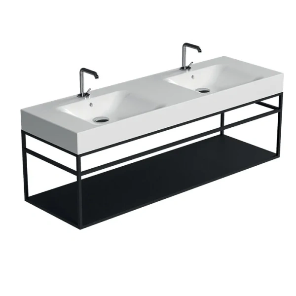 Раковина Kerasan Cento 140 см двойная 353601*1