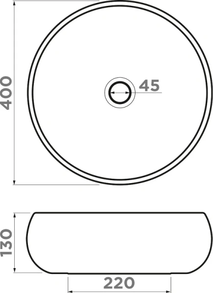 Раковина Omoikiri Fumico nu 40 см орех 4972079 Staron