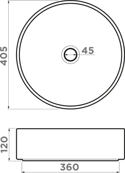 Раковина Omoikiri Mira bg 40 см бежево-серая 4972069 Staron