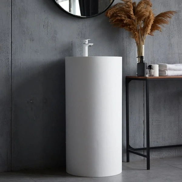 Раковина напольная Montebianco Pisa Rubinetto 45 см белая 11234